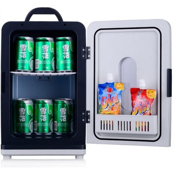 BJL Car refrigerator - 18L Car Refrigerator Portable Cold Box Freezer Mini Fridge & Warmer Miniature Household Refrigerators Student Dormitory Car Refrigerator (Color : Dual core)