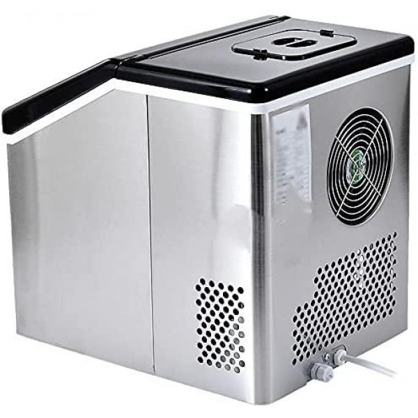 CDQYA Ice Maker Home Small Automatic Ice Machine Large Capacity 24h Ice Machine Commercial Milk Tea Shop