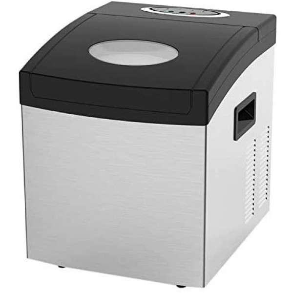 Ice Maker Machine - Counter Top Ice Machine - New Compact Model - No Plumbing Required - 25kg Ice in 24 Hours