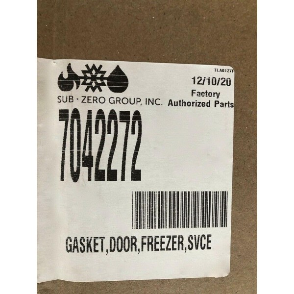 Sub Zero 532 590 632 690 695 7042255 + 7042272 Refrigerator + Freezer Gaskets | Genuine | Original Sub Zero Part | Made in the USA
