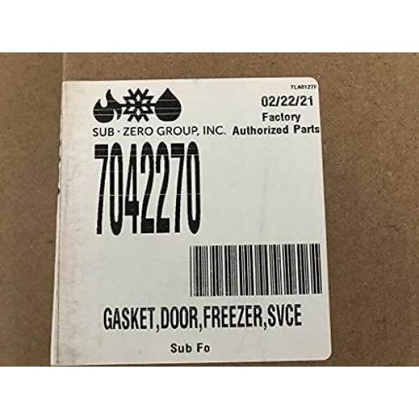 Sub Zero 561 661 7042267 + 7042270 Refrigerator + Freezer Door Gaskets | Original Sub Zero Part | OEM Part | Made in the USA | II